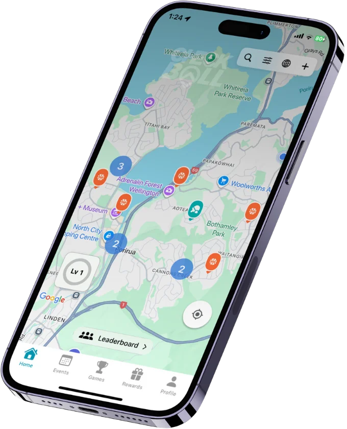 Move and earn rewards screen